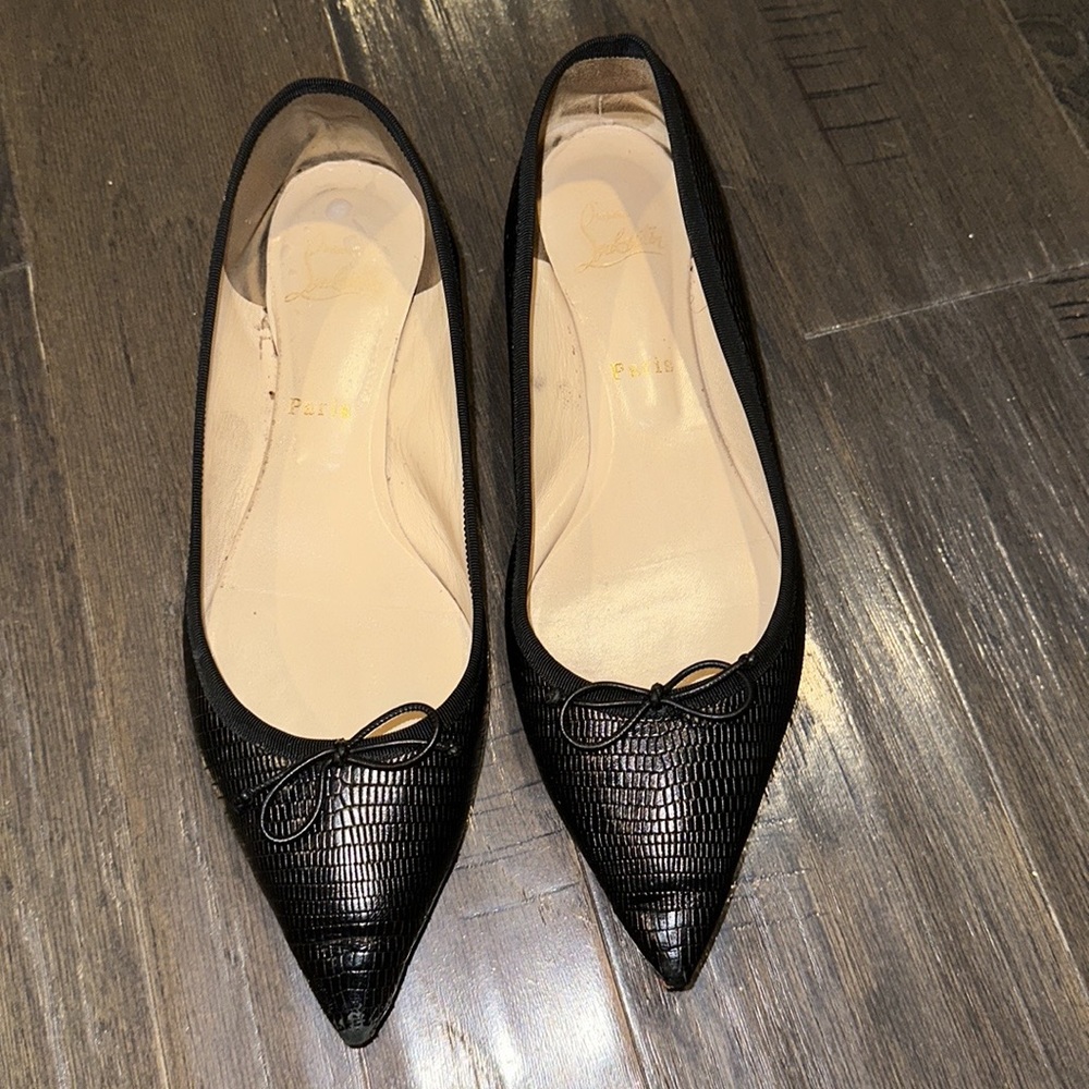 Christian Louboutin Spiked Heel Flat